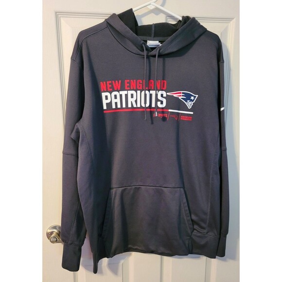 Nike Other - Nike Men's L New England Patriots Therma-FIT Pullover Hoodie  Grey Split Logo
